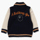 Bape A Bathing Ape Cowichan Cardigan Navy