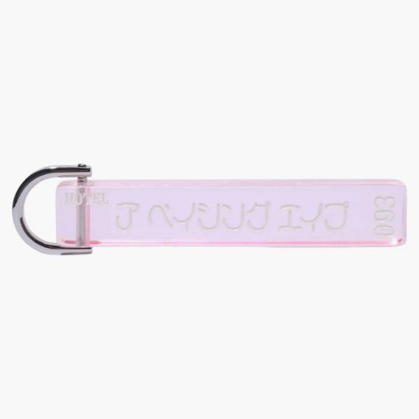 Bape a Bathing Ape Hotel Keychain Pink