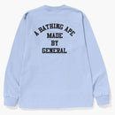 Bape a Bathing Ape lettered l/s tea sax