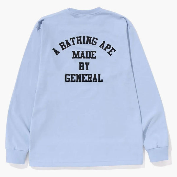 Bape a Bathing Ape lettered l/s tea sax