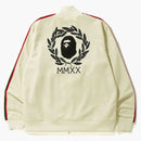 Bape a Bathing Ape Line Sleeve Jersey Top Ivory