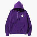 Bape A Bathing Ape Loose Fit Pullover Hoodie Purple