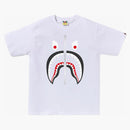 Bape a Bathing Ape Mad Shark Tee White