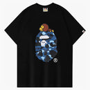 Bape a Bathing Ape Color Camo Milo on Big Ape Tea Black/Navy