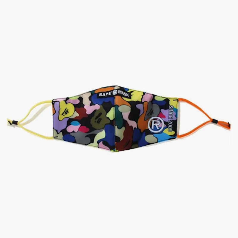 Bape A Bathing Ape Multi Camo Mask Black