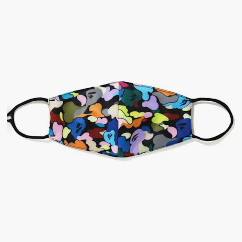 BAPE A Bathing Ape Multi Camo Mask Multicolor/Negro