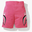 Bape A Bathing Ape Neon Shark Sweat Shorts Pink