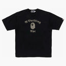 BAPE A BAME APE Overdye Rilassato Fit Tee Black