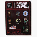 BAPE A BAME APE PINS SET MULTI