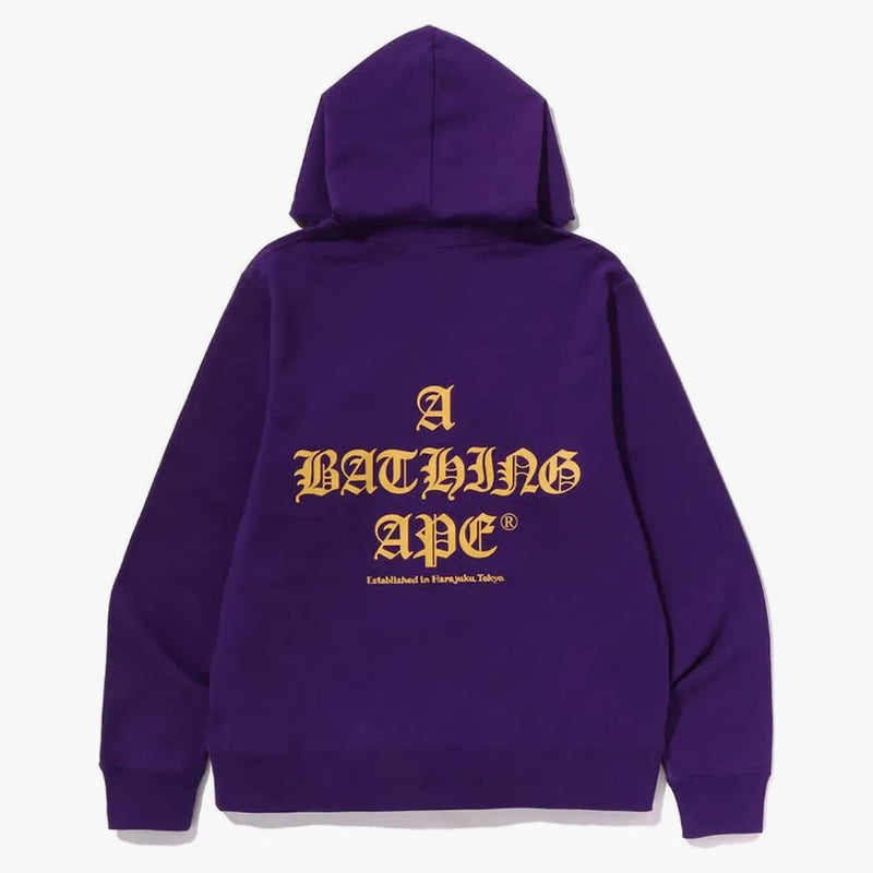 Bape a koupací lidoop pulver mikina fialová