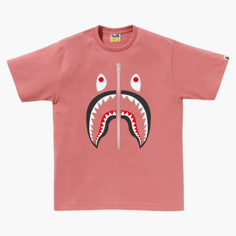 BAPE A Bathing Ape Shark Tea Pink