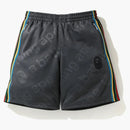 Bape a Bathing Ape Side Tape Jersey Shorts Gray