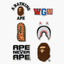Bape a Bathing Ape Sticker Pack Multi