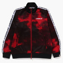 Bape a Bathing Ape Tie Dye Track Jacket Red