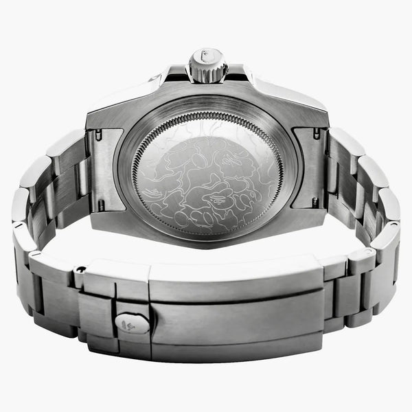 Bape A Bathing Ape Type 1 Bapex Watch Silver/green