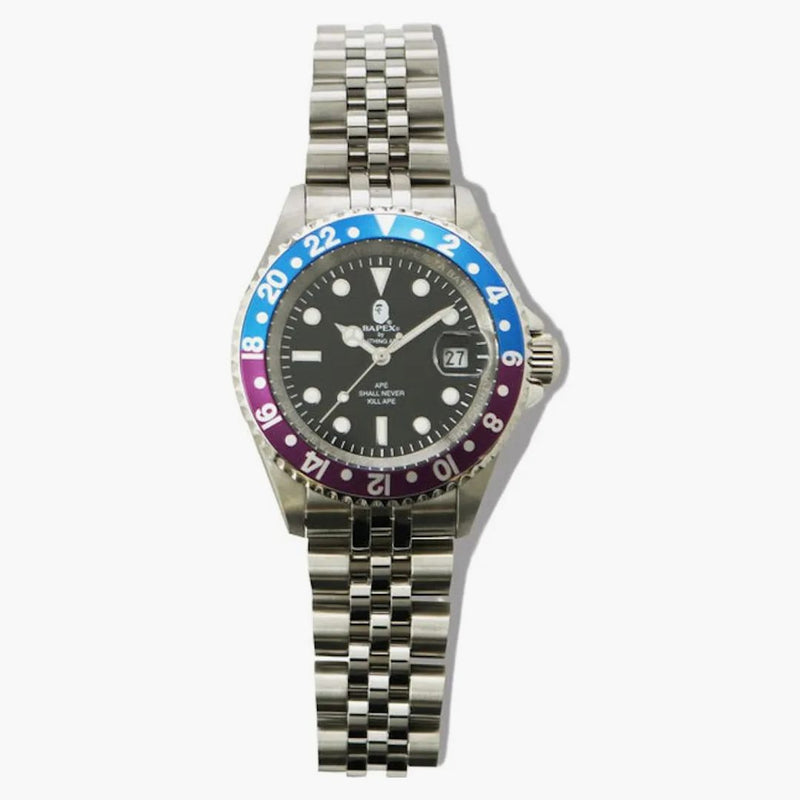 Bape a scimmia bagno di tipo 2 orologio bapex blu rosso argento nero