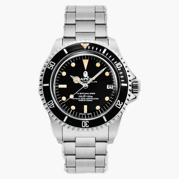 Bape A Bathing Ape Vintage Type 1 Bapex Watch Black