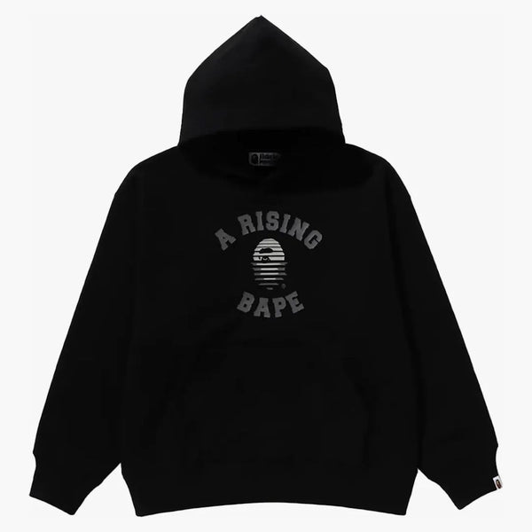 Bape a rising bape relaxed fit sweater hoodie black