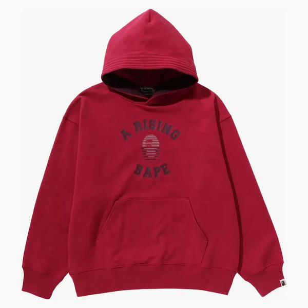 Bape a Rising Bape Relaxed Fit Pullover Hoodie Purple