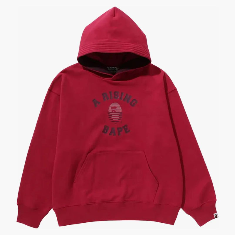 Bape a Rising Bape Relaxed Fit Pullover Hoodie Purple