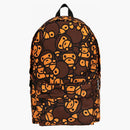 Bape All Baby Milo Large Backpack Brown
