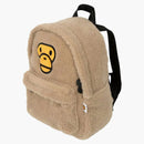 Bape All Baby Milo Mini Faux pro batoh Beige