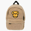 Bape All Baby Milo Mini Faux pro batoh Beige