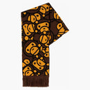 Bape All Baby Milo Scarf Brown