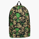 Bape All Friends Gran mochila verde/multicolor