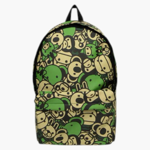 Bape All Friends Large Backpack Green