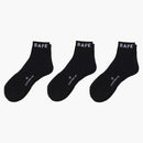 Bape Ankle Socks (set Of 3) Black
