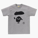 Bape Ape Face Tee Grey