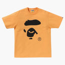 Bape Ape Face Tee Orange
