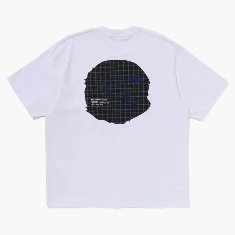 Bape Ape Head Bape Relaxed Fit Tee White