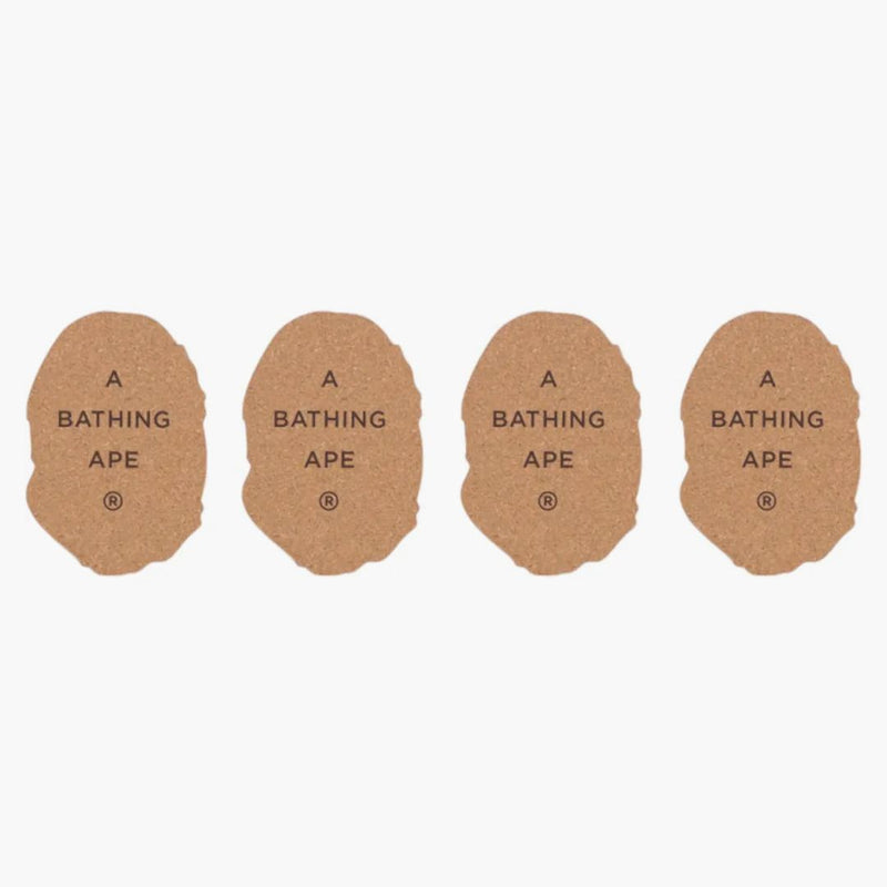Bape Ape Head Cork Coaster Multicolor