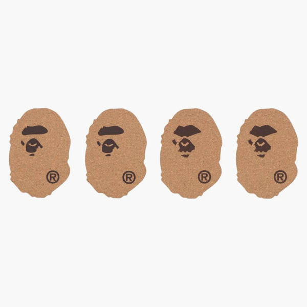 BAPE APE HEAD CORK COASTER MULTOLOR