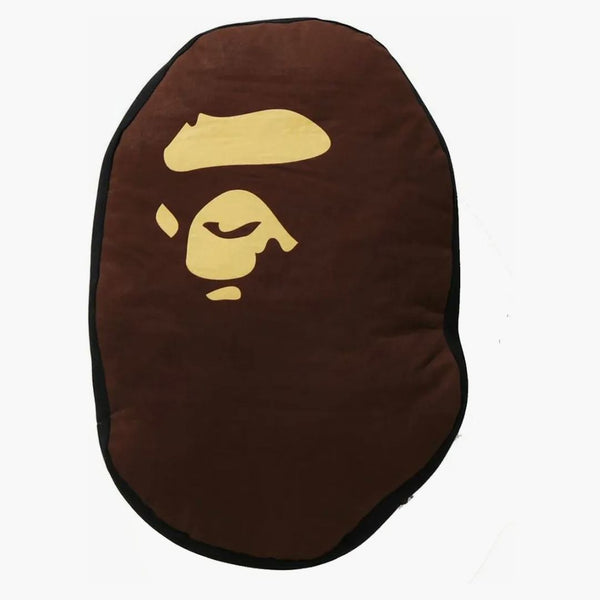 BAPE APE HEAD CUSHION BROWN/BLACK