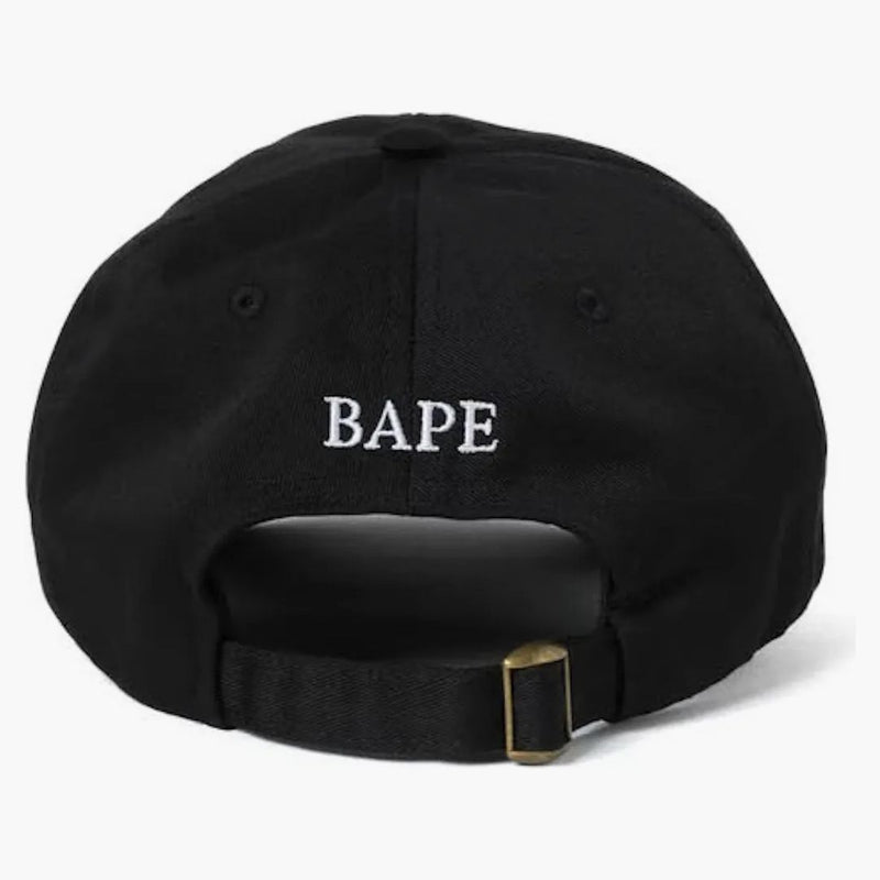 Bape Ape Head Embroidery Panel Cap (Adult) Black