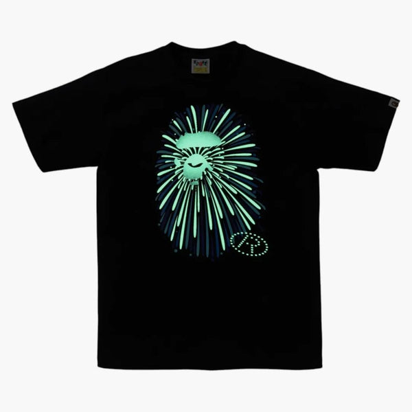 Bape Ape Head Firework I Tee Black/blue