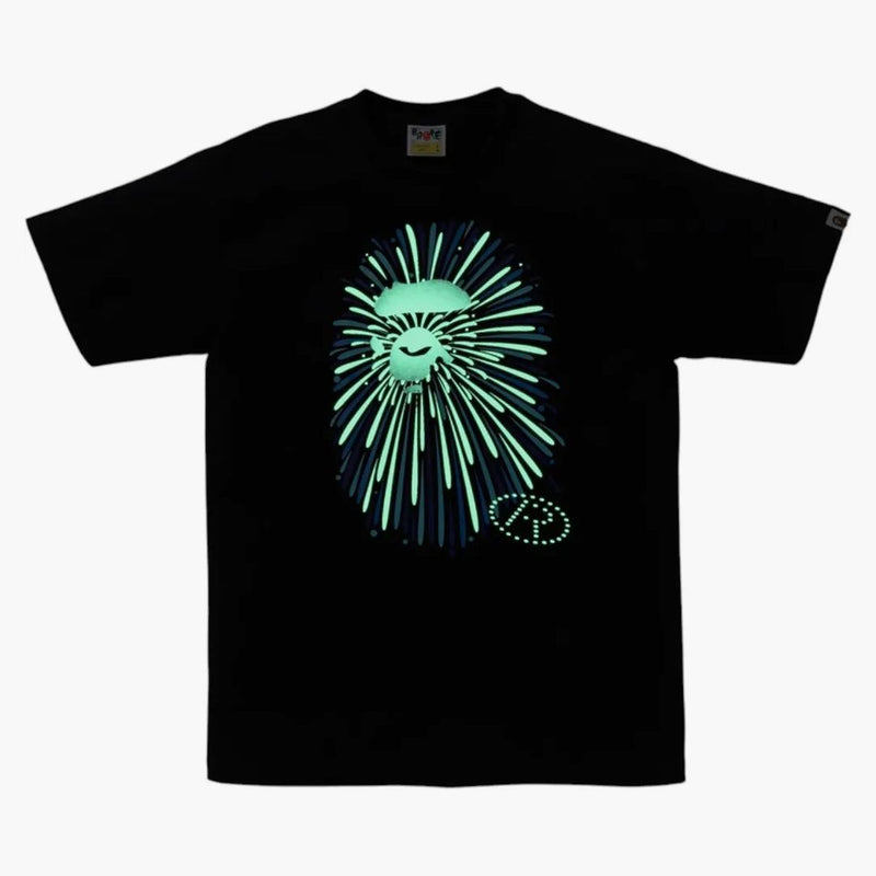 Bape Ape Head Firework I Tee Black/blue