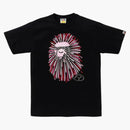 Bape Ape Head Firework I Tee Black/pink