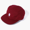 Bape Ape Head Jet Cap Burgundy