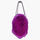 Bape Ape Head Lame Coin Case Purple