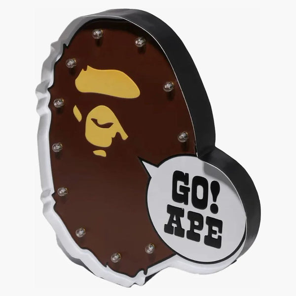 BAPE APE HEAD LED SEGNBOARD BROWN