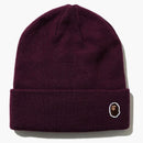 Bape Ape Head One Point Knit Cap (FW20) Purple