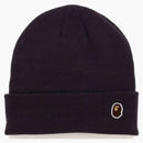 Bape Ape Head One Point Knit Cap (FW21) Púrpura