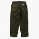 Bape Ape Head One Point Loose Fit Corduroy Pants Olive Drab