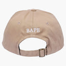 Bape Ape Head One Point Panel Cap (SS22) Beige
