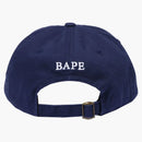 Bape Ape Head One Point Panel Cap (SS22) Navy
