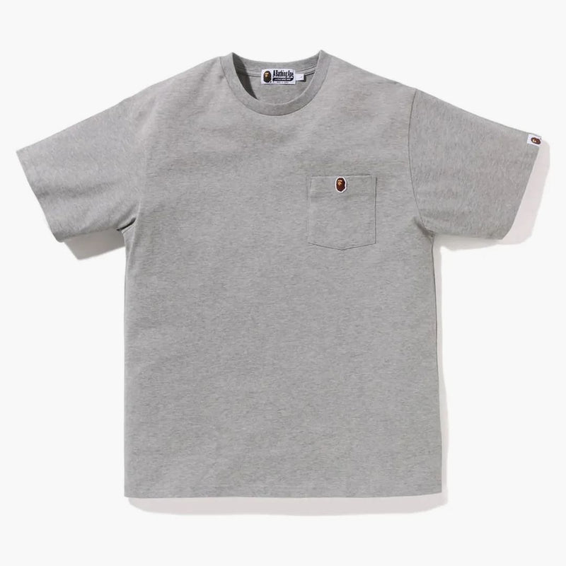 Bape Ape Head One Point Pocket Tea (FW22) šedá